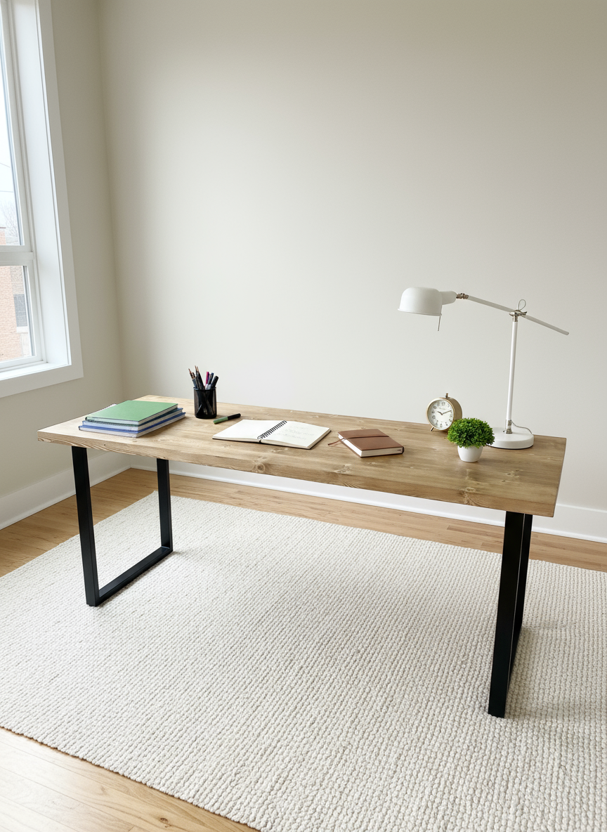 Пиьсменный стол в стиле лофт